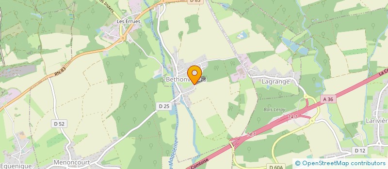 localisation de l'entreprise LOCAMAN à MENONCOURT