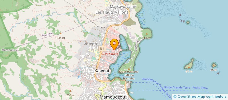 localisation de l'entreprise LOCAMAT à MAMOUDZOU