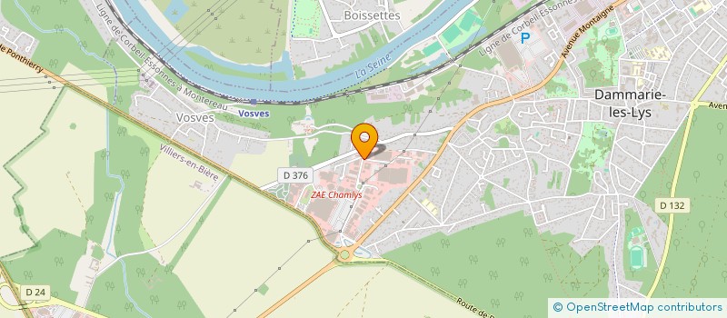 localisation de l'entreprise LOCAMAT à DAMMARIE-LES-LYS