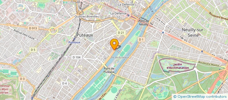 localisation de l'entreprise LOCAMAT à PUTEAUX