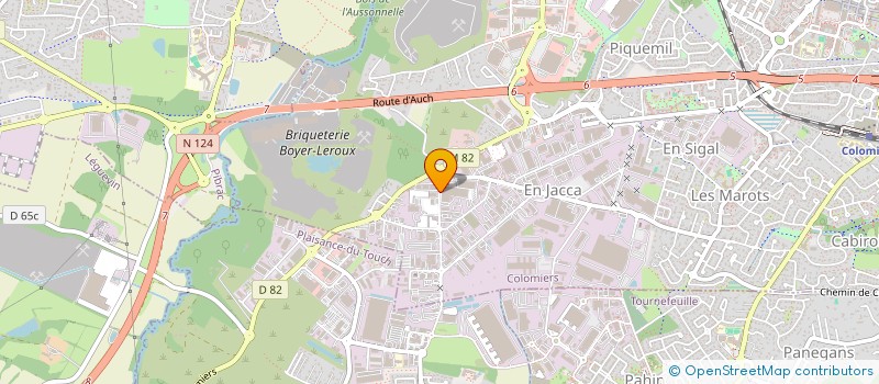 localisation de l'entreprise LOCAMAT à COLOMIERS