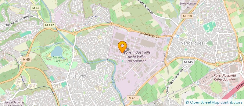 localisation de l'entreprise LOCAMAT PRO à VENDARGUES