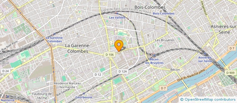 localisation de l'entreprise LOCAMAT S.A.S. à BOIS-COLOMBES