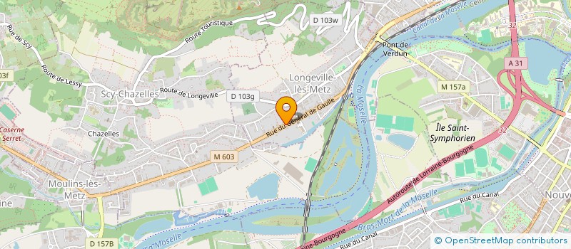 localisation de l'entreprise LOCAMAT TP à LONGEVILLE-LES-METZ