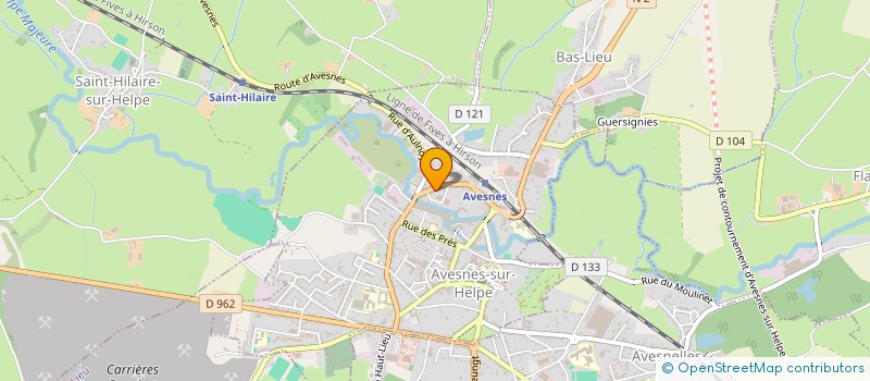 localisation de l'entreprise LOCAMAX  AVESNES-SUR-HELPE