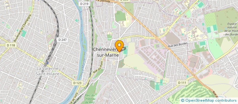 localisation de l'entreprise LOCAMBU 94  CHENNEVIERES-SUR-MARNE