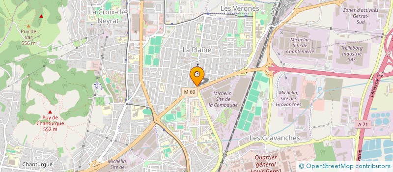 localisation de l'entreprise LOCAMER à CLERMONT-FERRAND