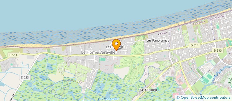 localisation de l'entreprise LOCAMER SCI à CABOURG