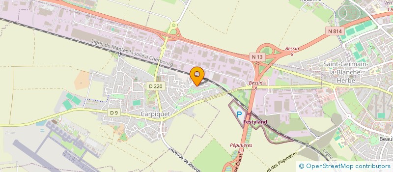 localisation de l'entreprise LOCAMEX NORMANDIE  CARPIQUET