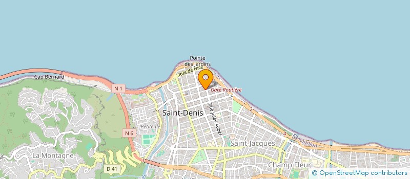 localisation de l'entreprise LOCAMEX REUNION à SAINT-DENIS