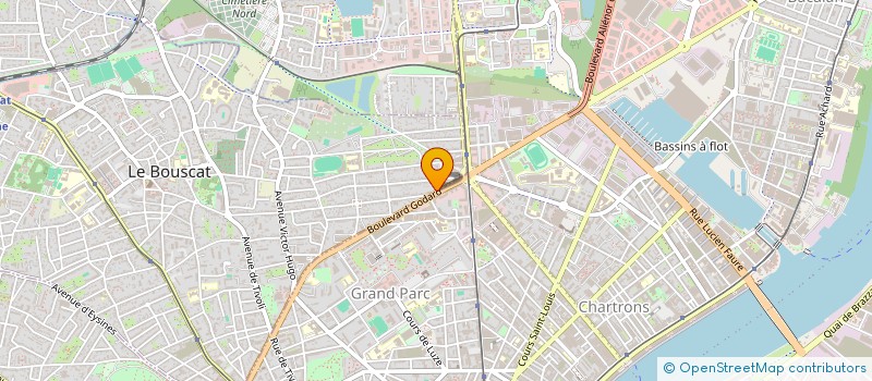 localisation de l'entreprise LOCAMI 1  LE BOUSCAT