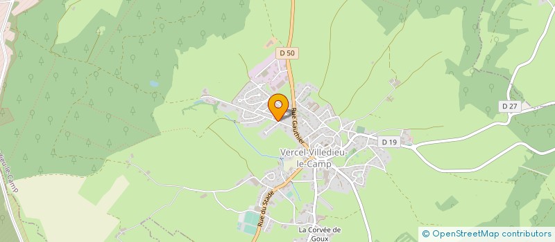 localisation de l'entreprise LOCAMIONS  VERCEL-VILLEDIEU-LE-CAMP