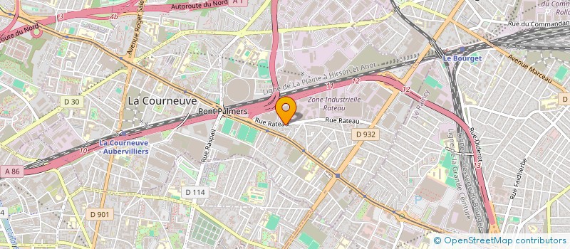 localisation de l'entreprise LOCAMMOUR à LA COURNEUVE
