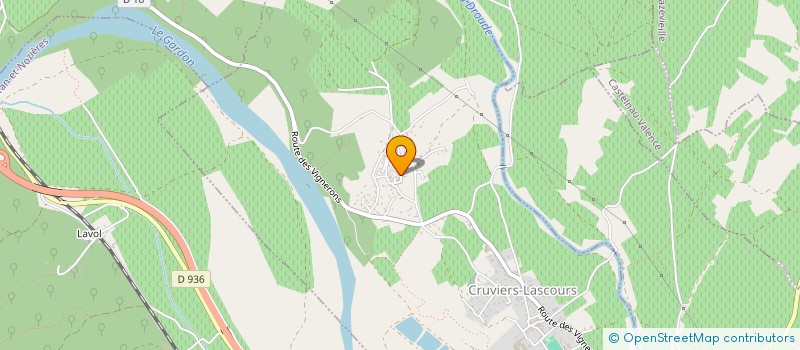 localisation de l'entreprise LOCAMONT SERVICES  CRUVIERS-LASCOURS