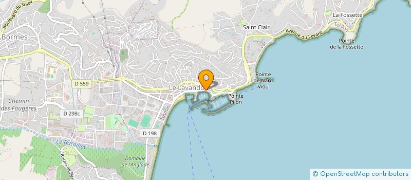 localisation de l'entreprise LOCAMOT à LE LAVANDOU