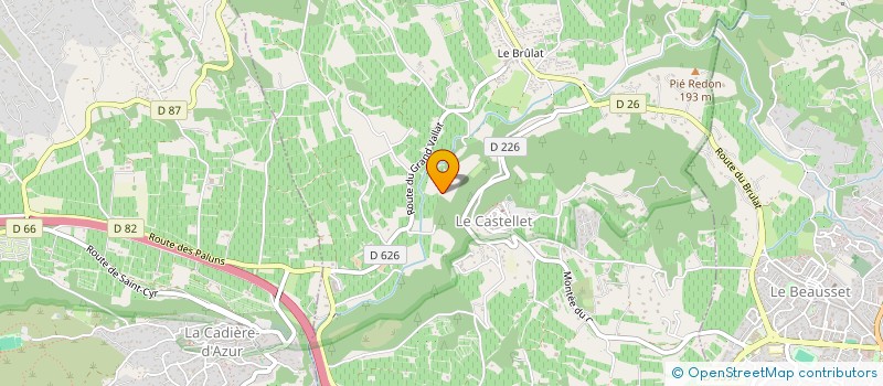 localisation de l'entreprise LOCAMOTORS  LE CASTELLET