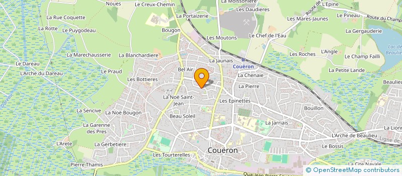 localisation de l'entreprise LOCAMT à COUERON