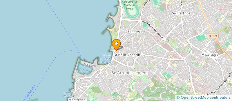 localisation de l'entreprise LOCANAUTIC à MARSEILLE 8