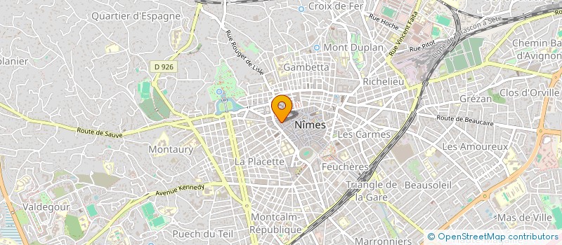 localisation de l'entreprise LOCANDA 34  NIMES