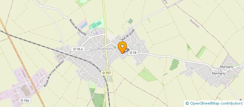 localisation de l'entreprise LOCANEF à AVANTON