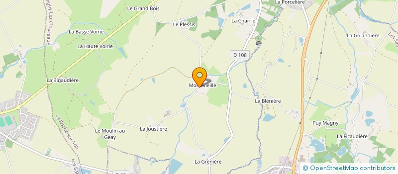 localisation de l'entreprise LOCANJE  AUBIGNY-LES CLOUZEAUX