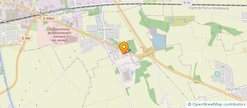 localisation de l'entreprise LOCANOREST  CHAUMONT