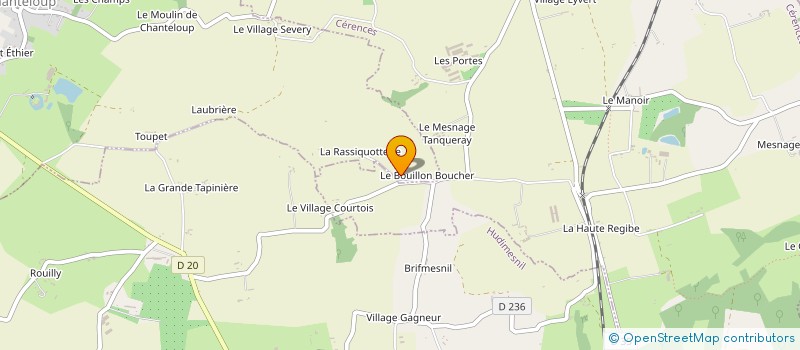 localisation de l'entreprise LOCANORMANDE  CHANTELOUP