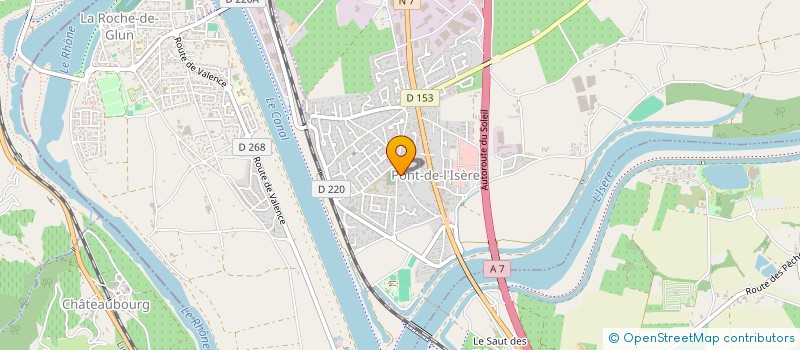 localisation de l'entreprise LOCAONE  PONT-DE-L'ISERE