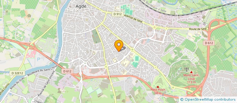 localisation de l'entreprise LOCAP  AGDE