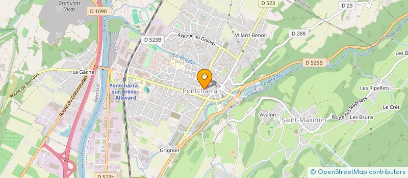 localisation de l'entreprise LOCAP BRUNIN  PONTCHARRA