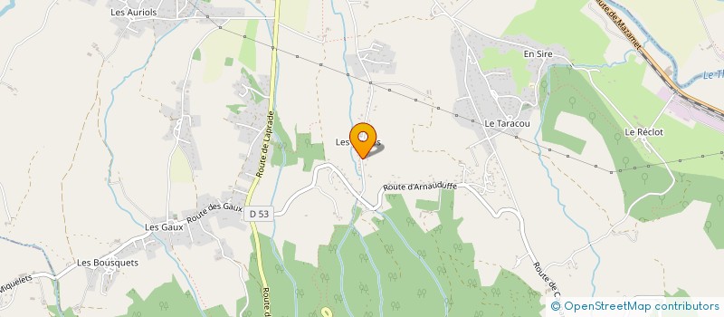 localisation de l'entreprise LOCAPA  LABRUGUIERE