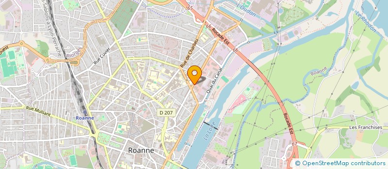 localisation de l'entreprise LOCAPAM à ROANNE