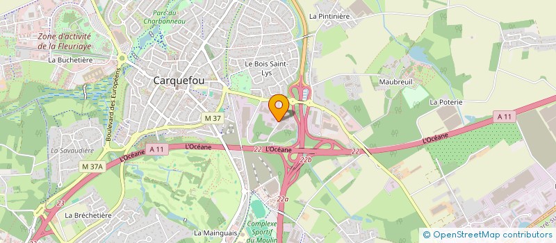 localisation de l'entreprise LOCAPARC  CARQUEFOU