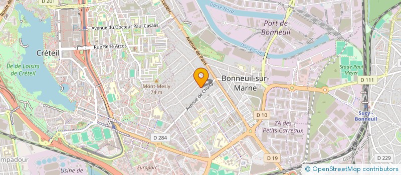 localisation de l'entreprise LOCAPARIS à BONNEUIL-SUR-MARNE