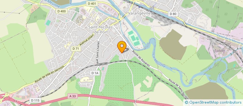 localisation de l'entreprise LOCAPARM  SAINT-NICOLAS-DE-PORT