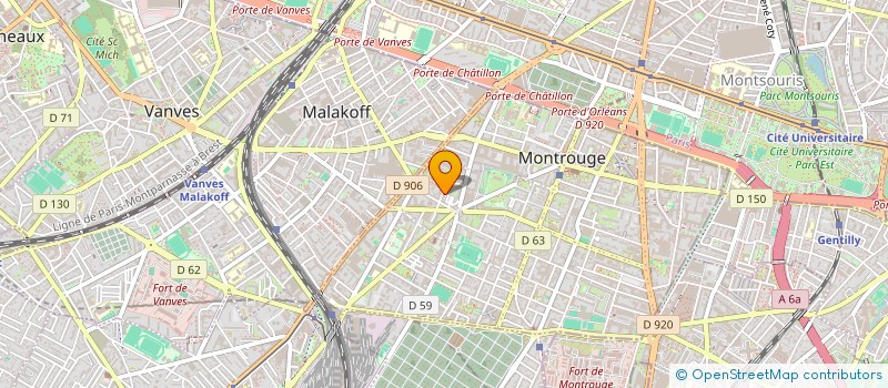 localisation de l'entreprise LOCAPATRIMOINE  MONTROUGE