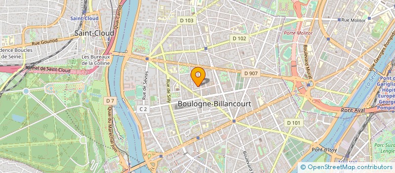 localisation de l'entreprise LOCAPIERRE à BOULOGNE-BILLANCOURT