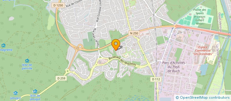 localisation de l'entreprise LOCAPLUS à LA TESTE-DE-BUCH