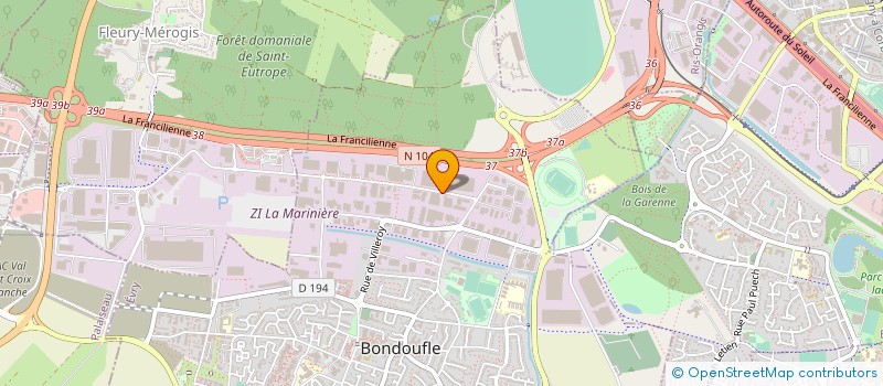 localisation de l'entreprise LOCAPLUS à BONDOUFLE