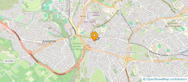 localisation de l'entreprise LOCAPNATU à MONTPELLIER