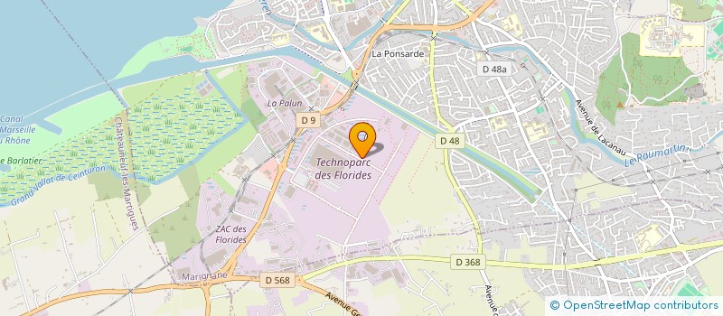 localisation de l'entreprise LOCAPOL à MARIGNANE