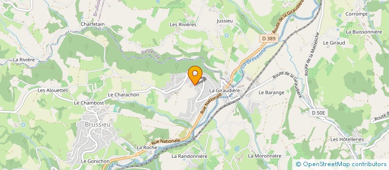 localisation de l'entreprise LOCAPRO IMMO  BRUSSIEU