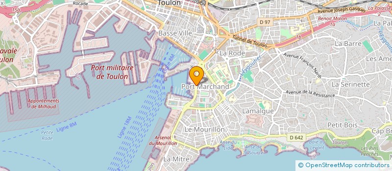 localisation de l'entreprise LOCARA  TOULON