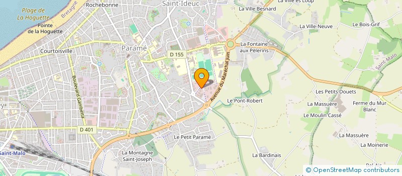 localisation de l'entreprise LOCARBEST à SAINT-MALO