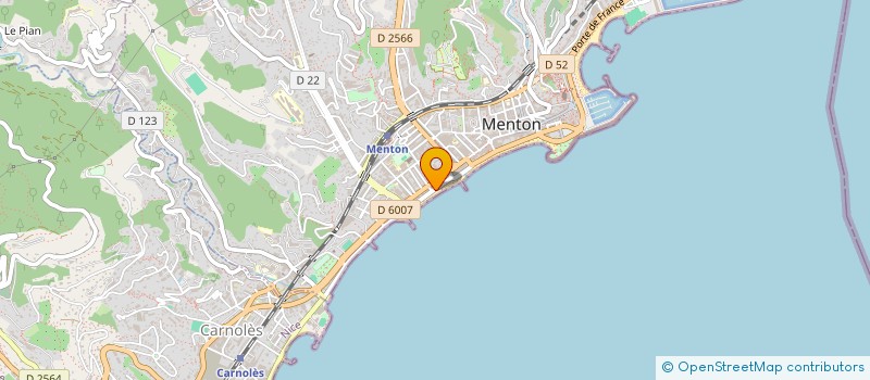 localisation de l'entreprise LOCAREM  MENTON