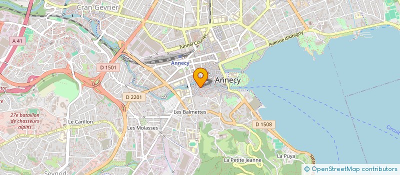 localisation de l'entreprise LOCAREST à ANNECY