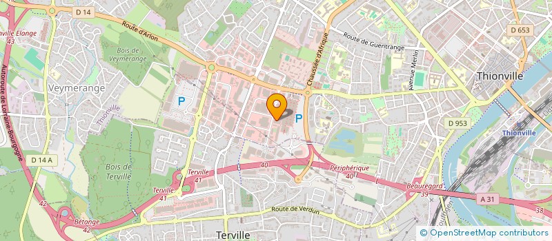 localisation de l'entreprise LOCAREST à THIONVILLE