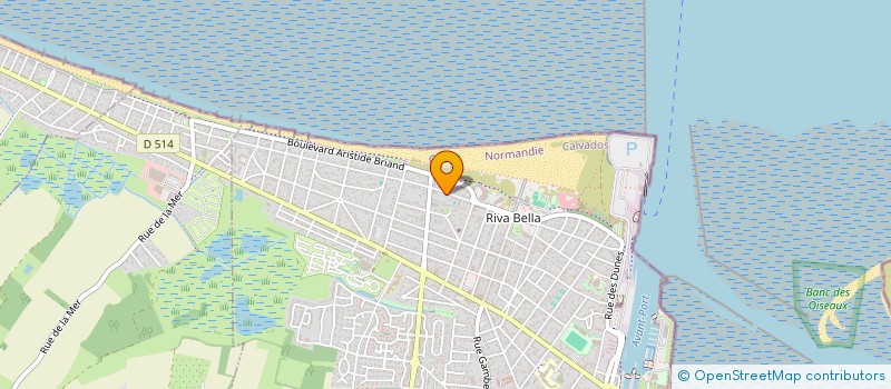 localisation de l'entreprise LOCARIVA  OUISTREHAM