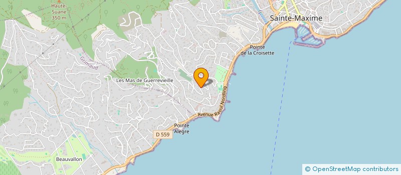localisation de l'entreprise LOCARMEN à SAINTE-MAXIME