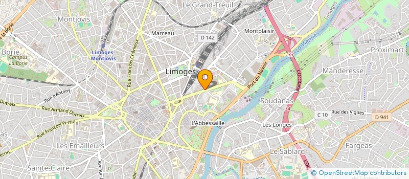 localisation de l'entreprise LOCARNIMMO  LIMOGES
